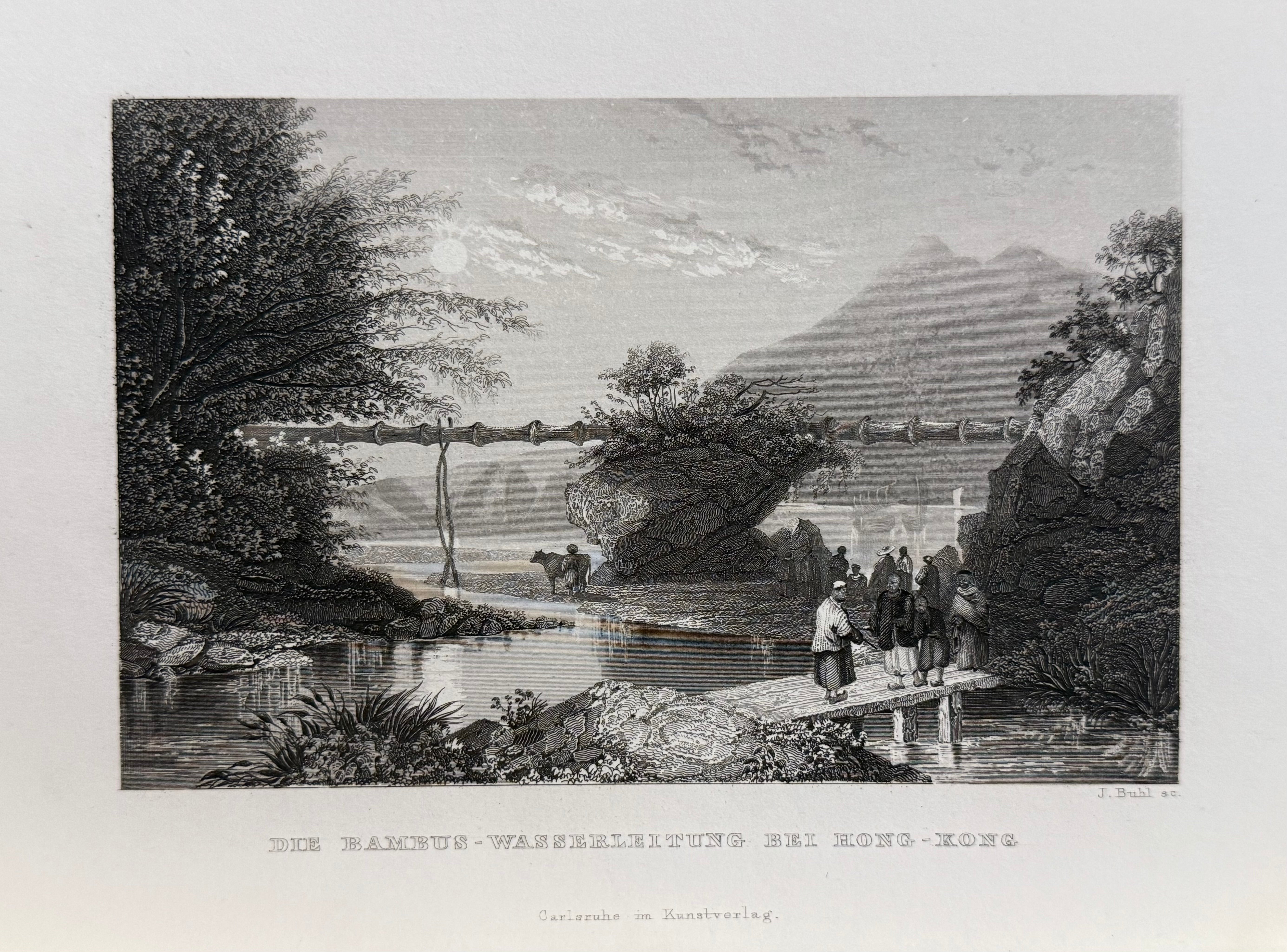 Hongkong - Bambus - Wasserleitung : Jakob Ludwig Buhl